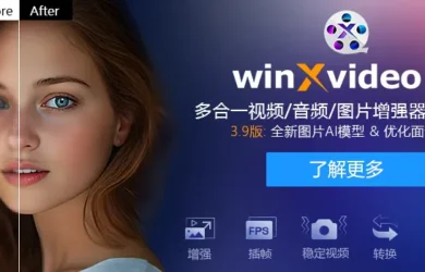 全年最低價| Winxvideo AI – 音頻/圖片/視頻提升和轉換工具 1
