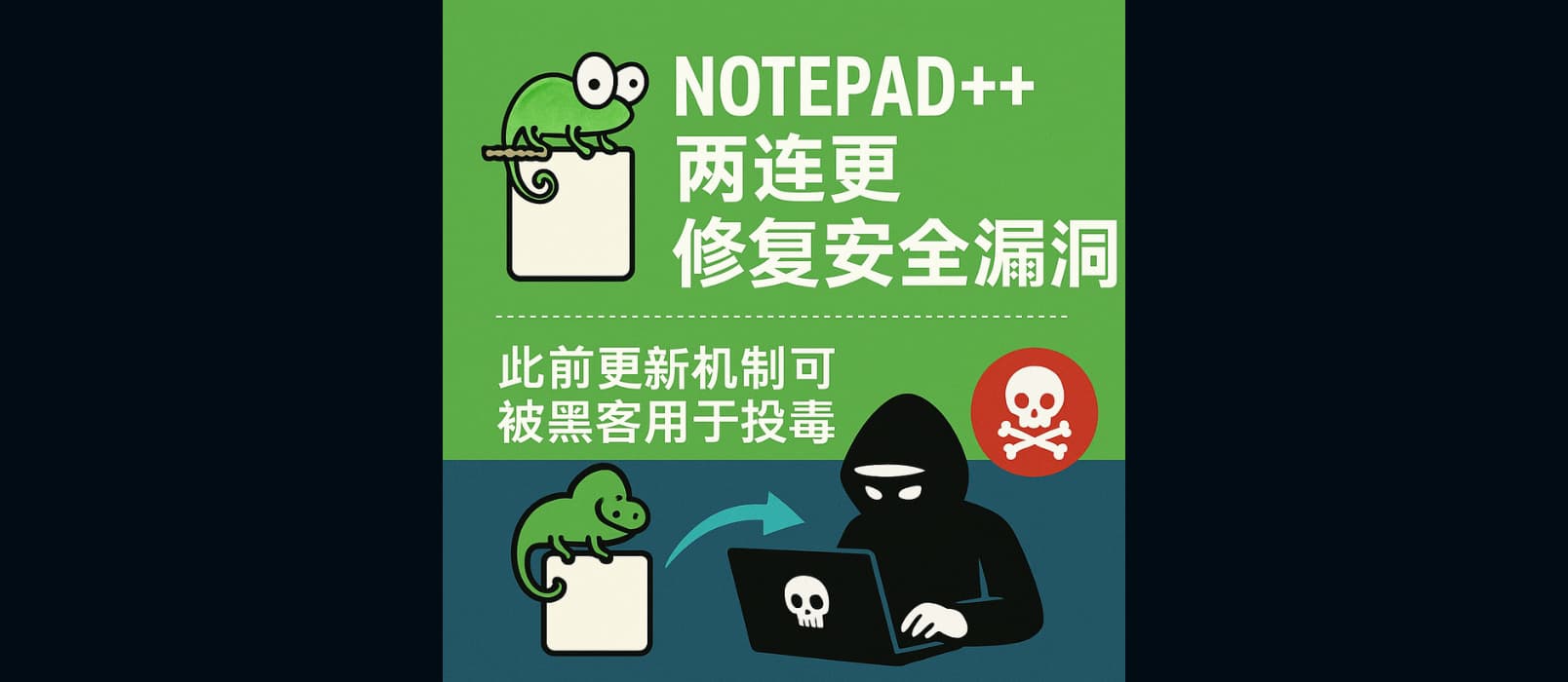 Notepad++ 两连更，修复1个多月的安全漏洞，此前更新机制可被黑客用于投毒