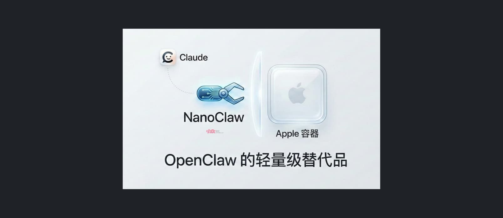 OpenClaw 的轻量级替代品：NanoClaw – 基于 Apple 容器隔离，使用 Claude