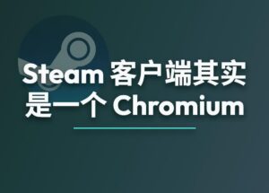 Steam 客户端其实是一个 Chromium 浏览器 7