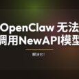 人工解决 OpenClaw 无法调用 NewAPI 模型的问题 32