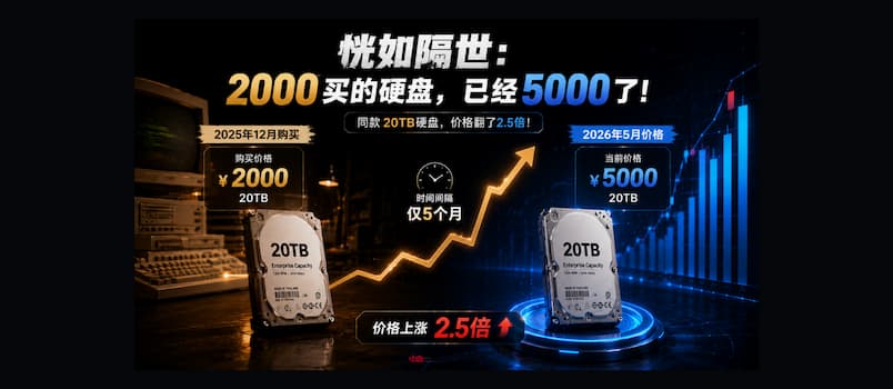 恍如隔世：2000买的硬盘，已经5000了 6