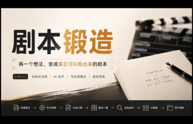 剧本锻造 - 将一个想法，变成真正可以拍出来的剧本[Skill] 10