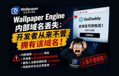 Wallpaper Engine 域名丢失导致无法使用？开发者从来不曾拥有该域名！ 12