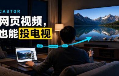 让网页视频也能投到电视上播放：Castor 9