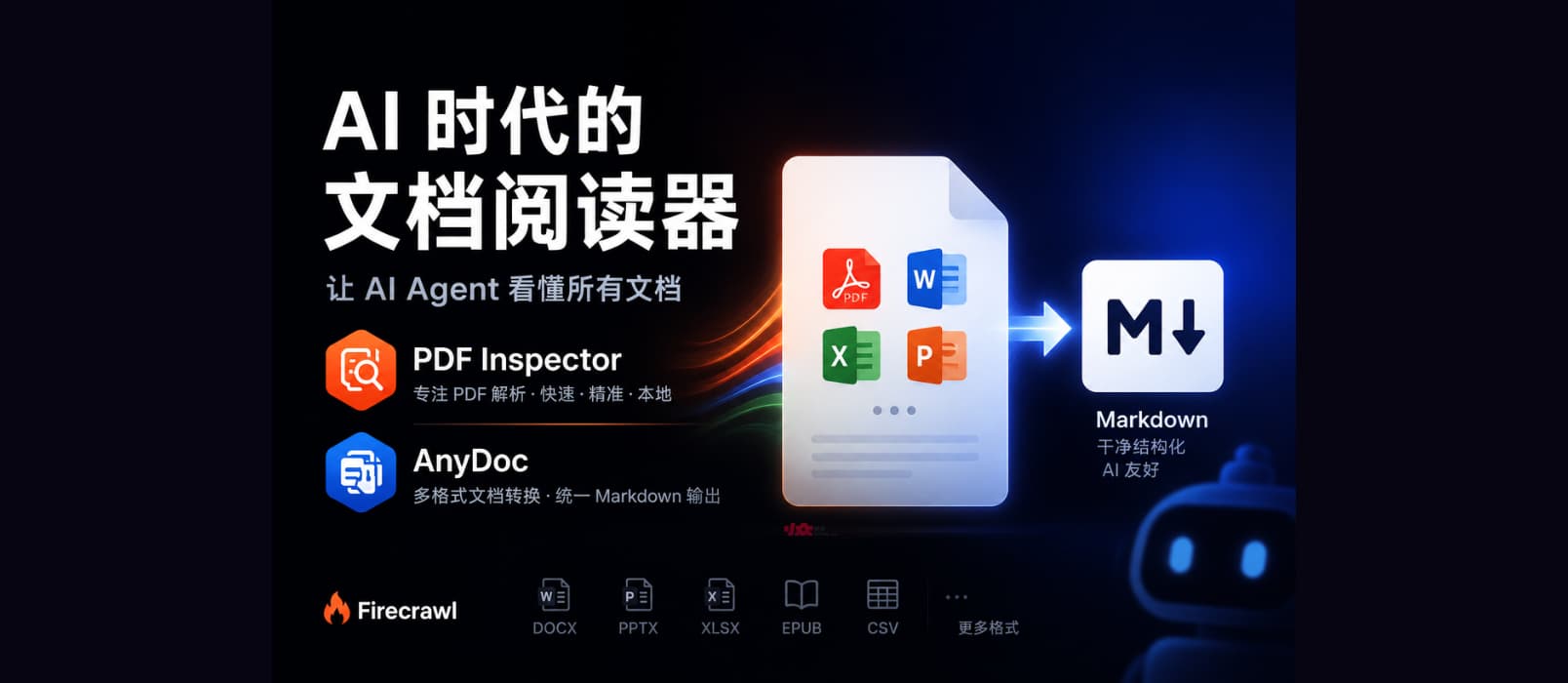 让 Al Agent 看懂所有文档：将任何文档转换为统一的 Markdown 格式