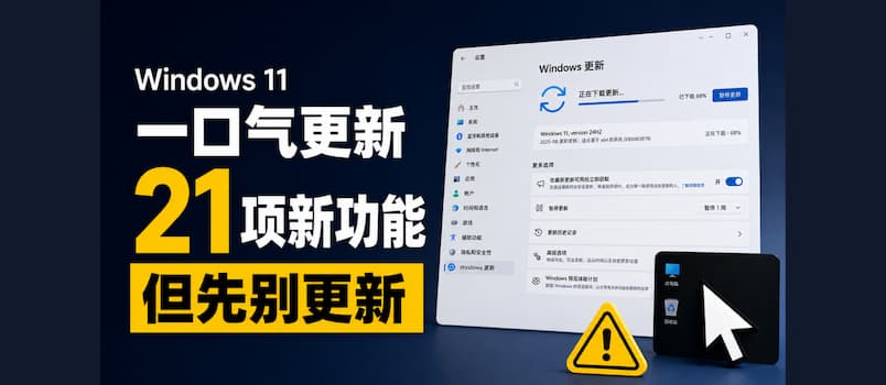 Windows 11 一口气更新21项新增功能,但一定先别着急更新 5