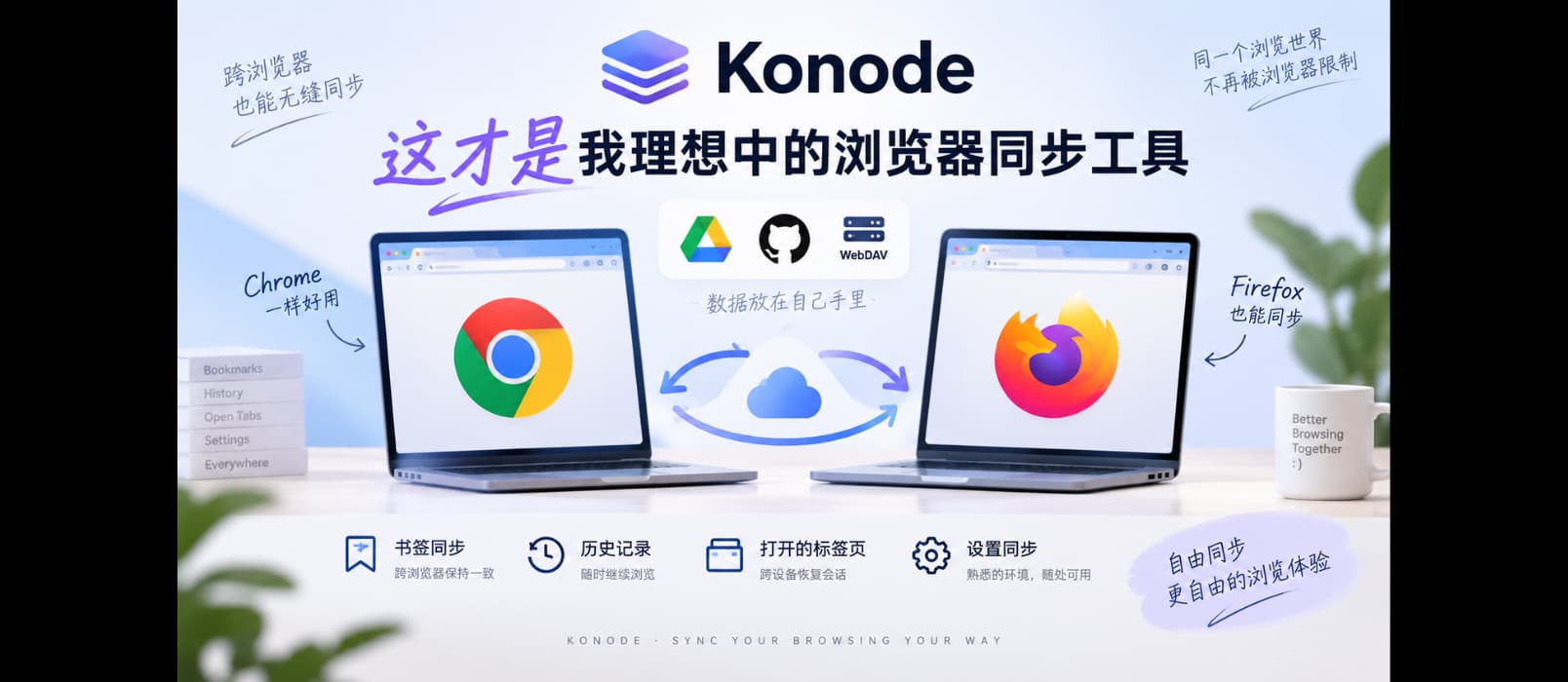 Konode - 这才是我理想中的浏览器同步工具 1