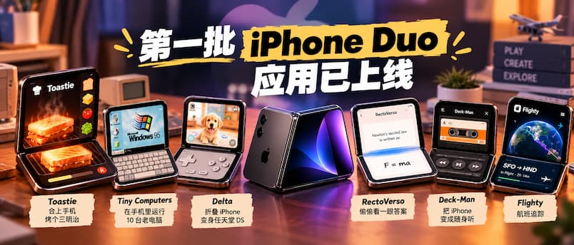 第一批 iPhone Duo 应用已上线