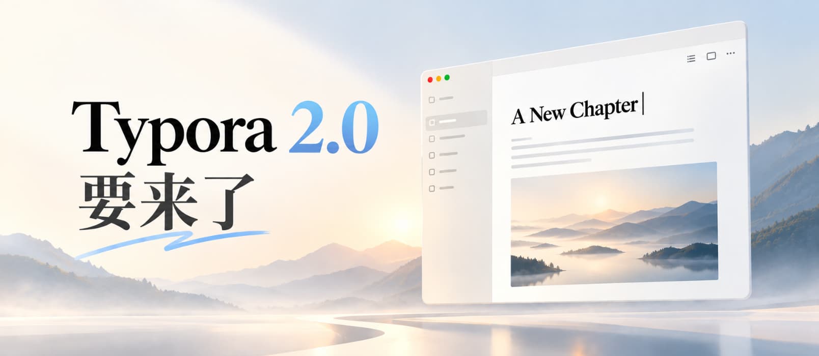 Typora 2.0 发布早期预览,旧版用户可免费升级至新版