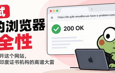 测试你的浏览器安全性：如果能打开这个网站，就踩中了印度证书机构的离谱大雷｜更新：eMudhra 已退出证书业务 16