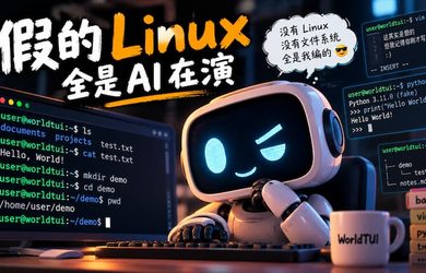 WorldTUI – 有人专门训练大模型演戏：你敲命令，它假装执行 9