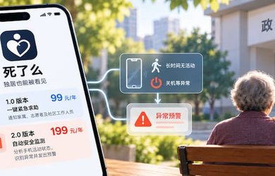 原「死了么」App 公布收费标准：最高每年 199 元，计划通过政府采购向独居老人提供服务 8